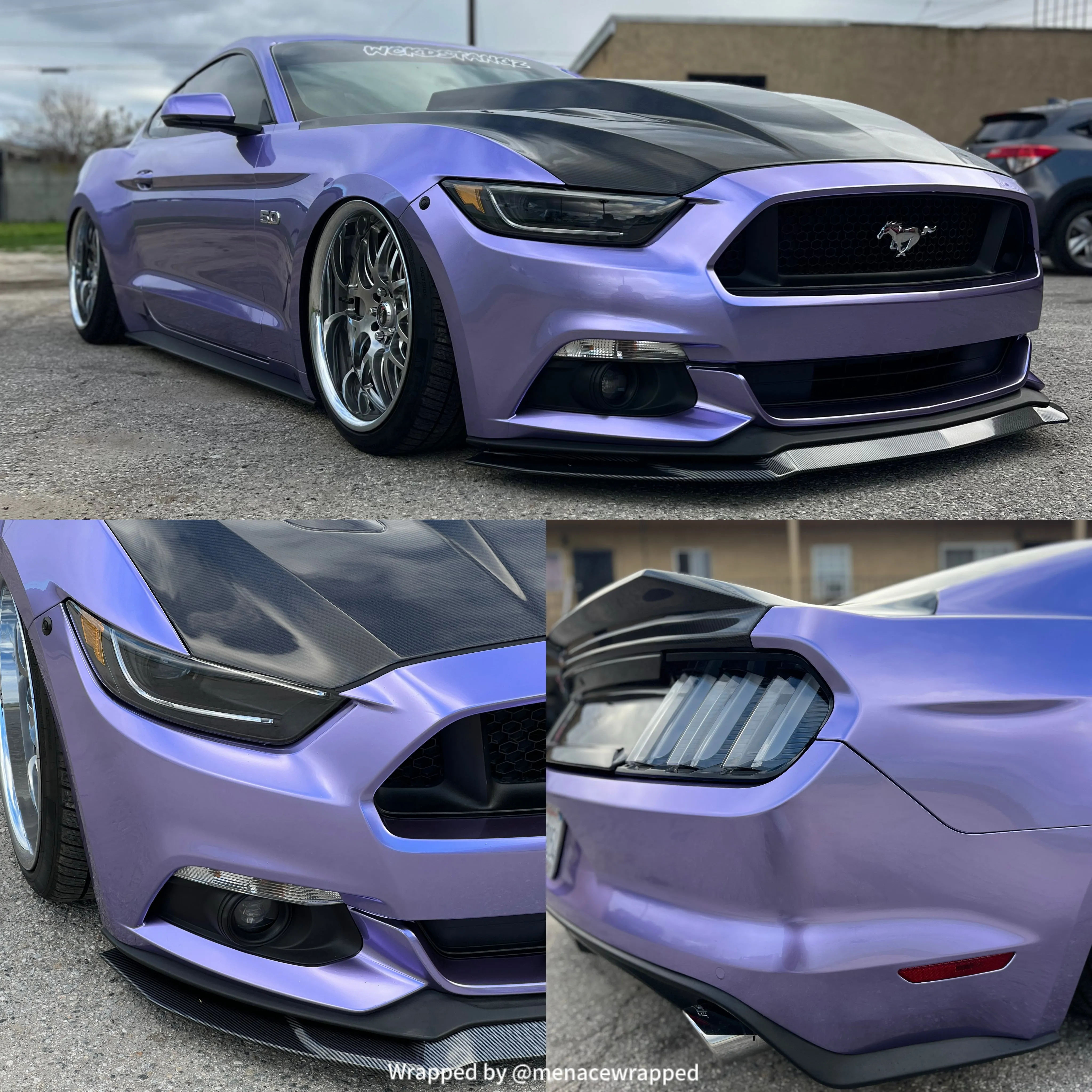 Gloss Metallic Royal Purple Vinyl Wrap