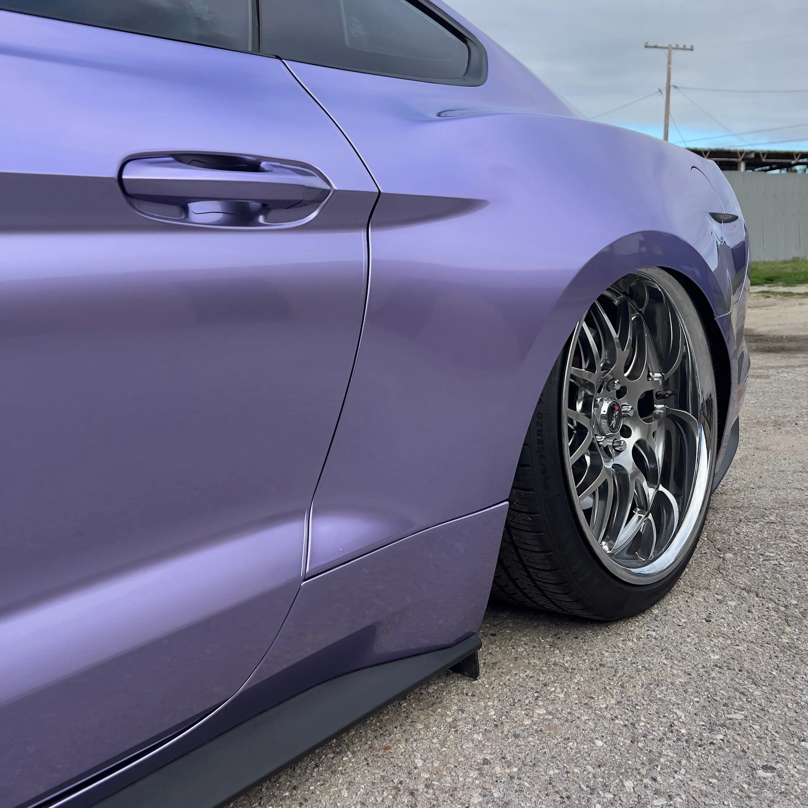 Gloss Metallic Royal Purple Vinyl Wrap