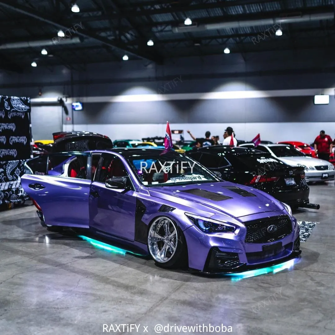 Gloss Metallic Royal Purple Vinyl Wrap