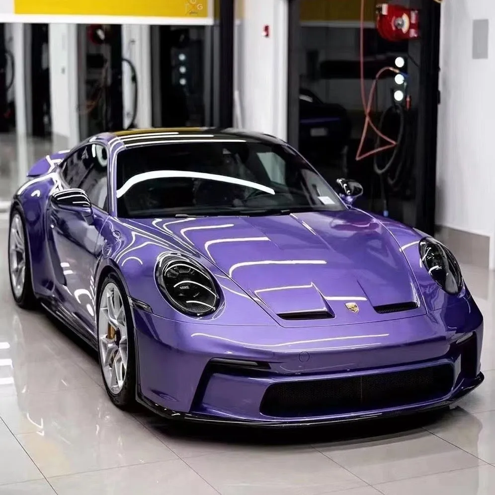 Gloss Metallic Royal Purple Vinyl Wrap