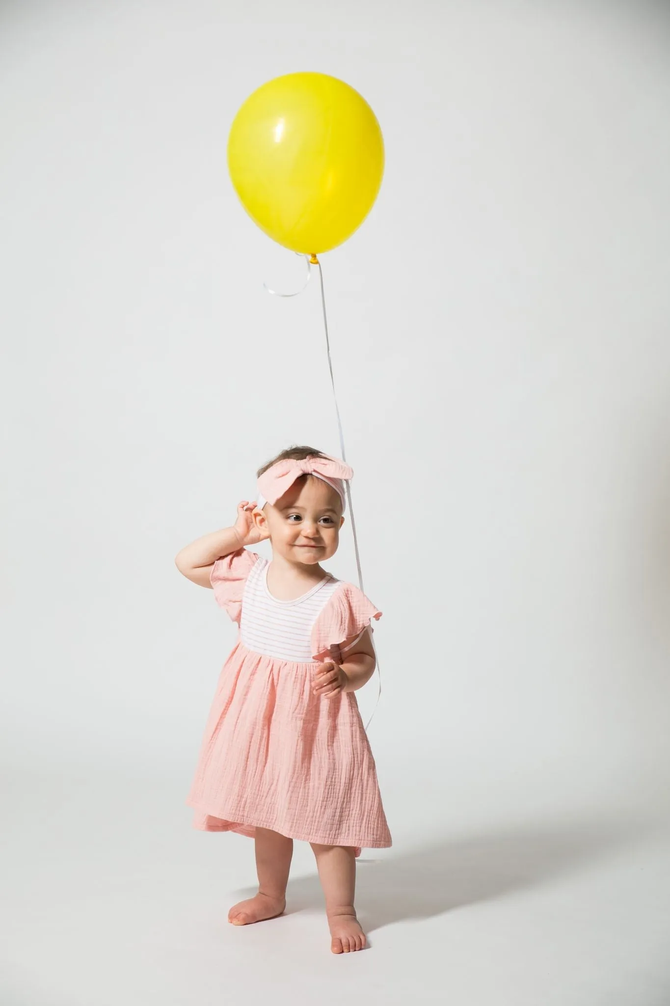 Greige Mae Dress | Blush mix