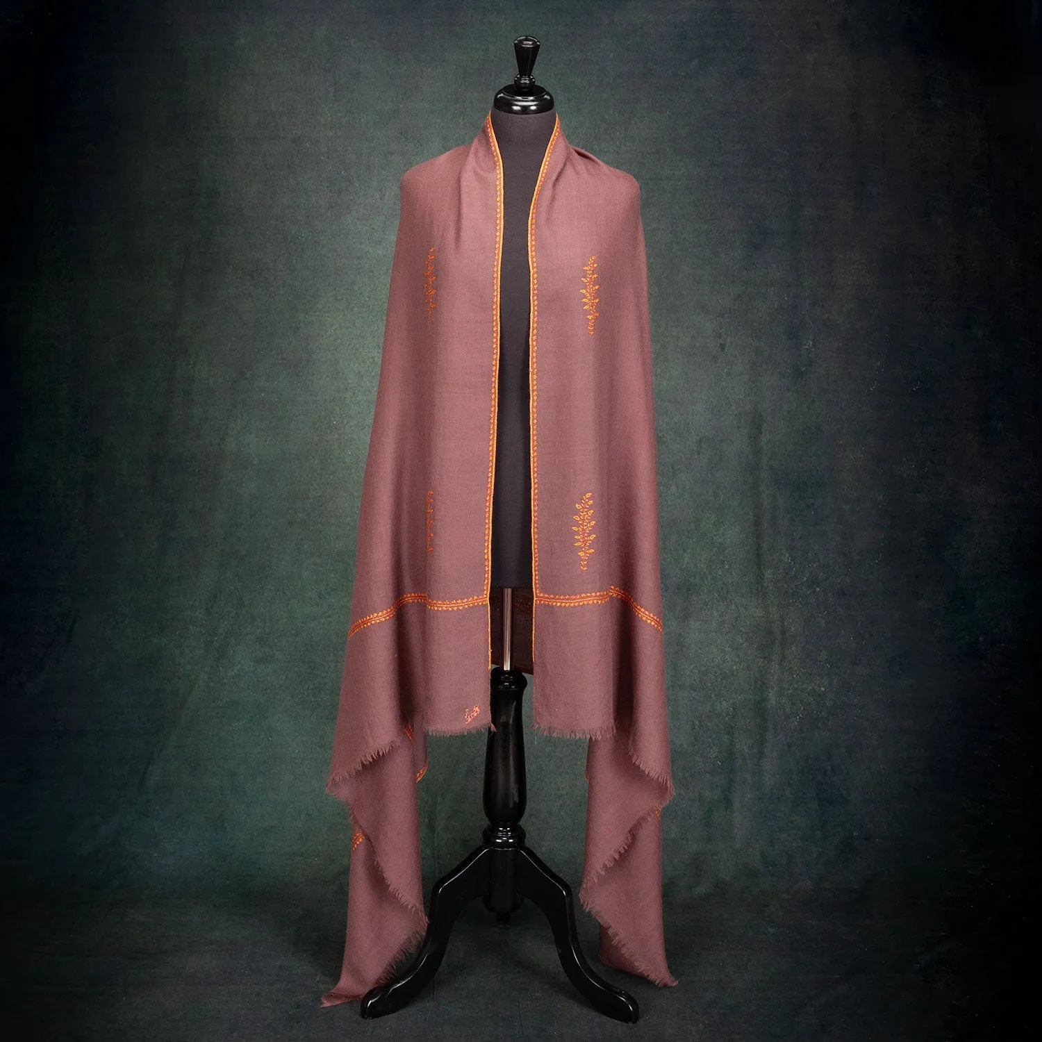 Hand Embroidered Bootidar Cashmere Shawl 'Kriya'