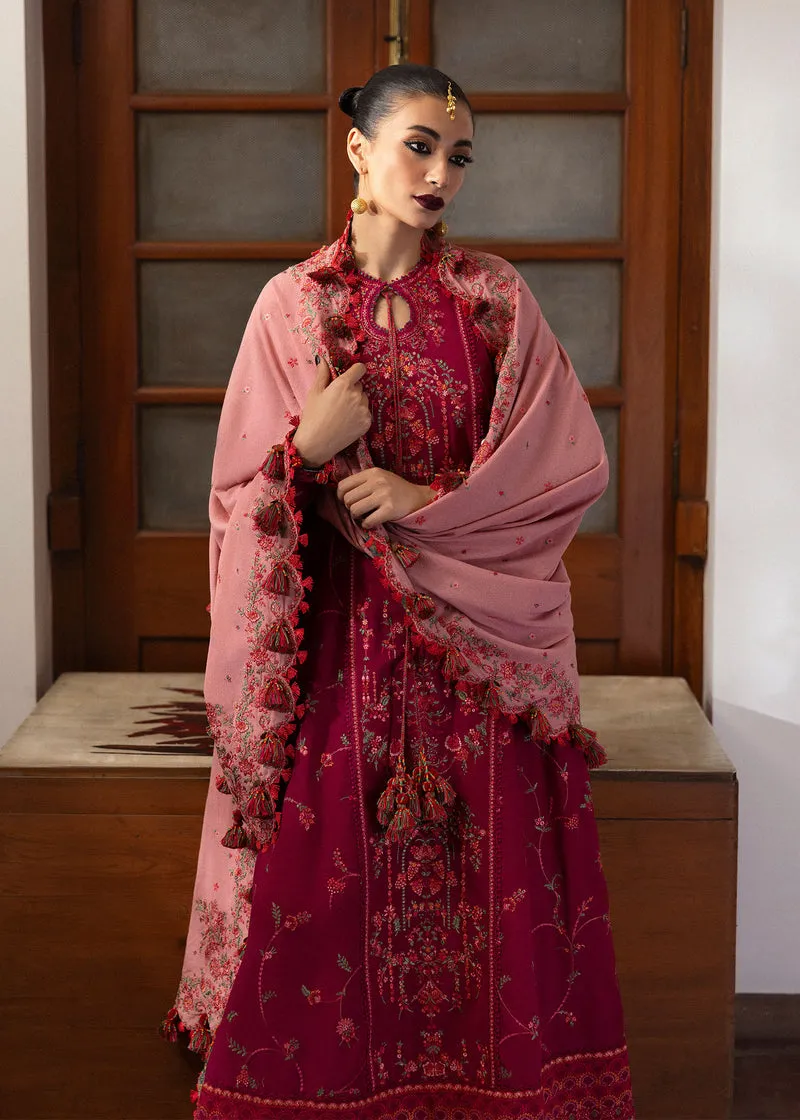 Hussain Rehar Unstitched 3 Piece Karandi A/W Collection'2024-Amani