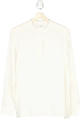 Iris & Ink Off-White Silk Shirt UK 12