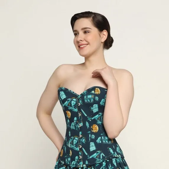 killerman  printed waist reducing  overbust Corsets