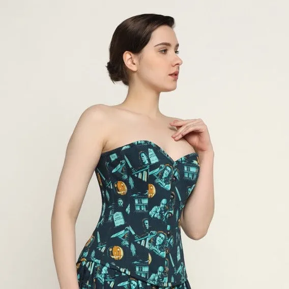 killerman  printed waist reducing  overbust Corsets