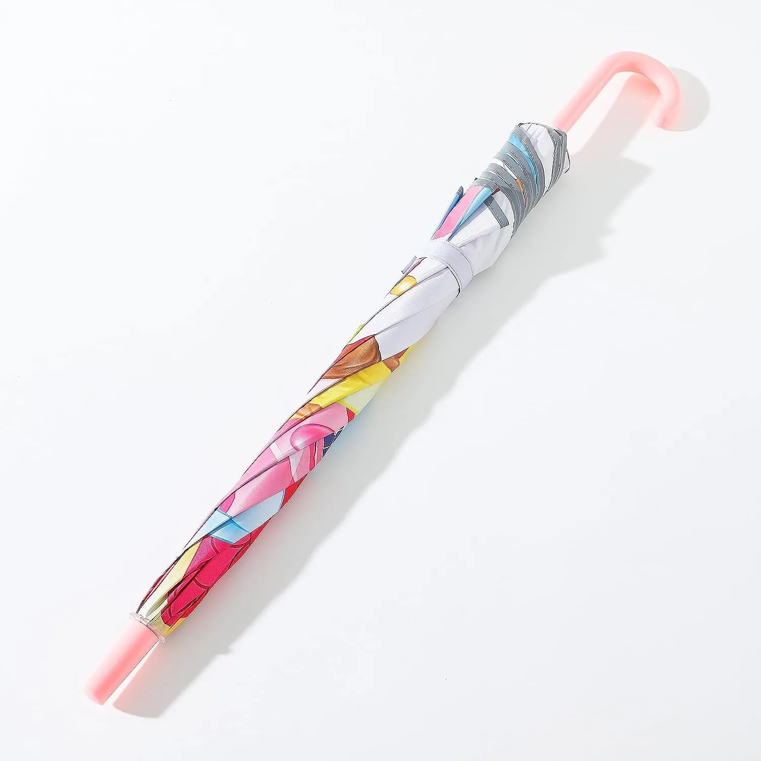 Kuber Industries Disney Princess Print Umbrella For Kids|Automatic Umbrella For Rain-Pack of 5 (Multi)