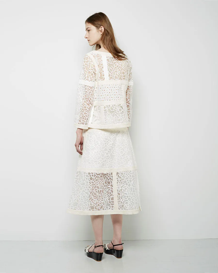 Lace Patchwork Skirt