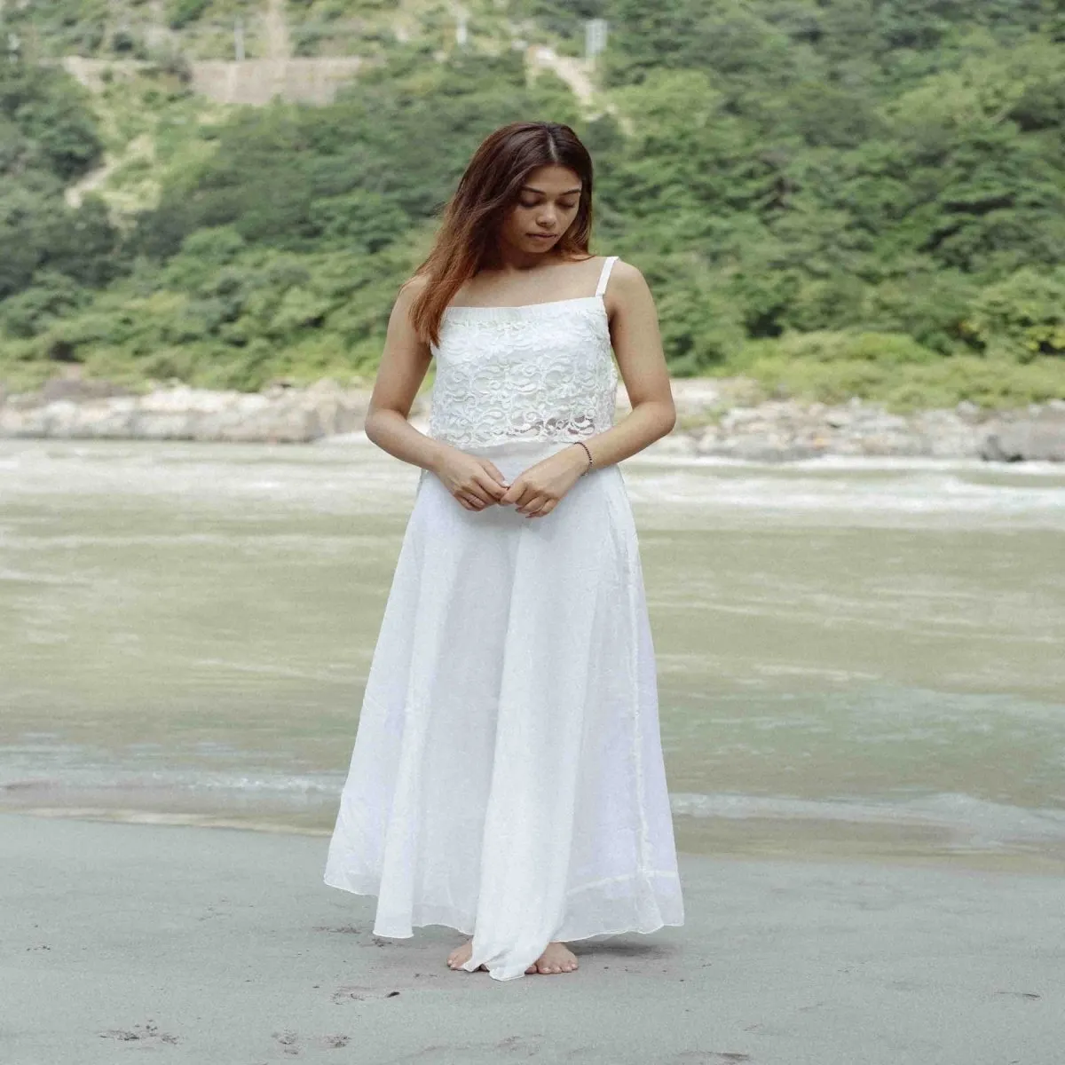 Lace Top With Skirt Elba