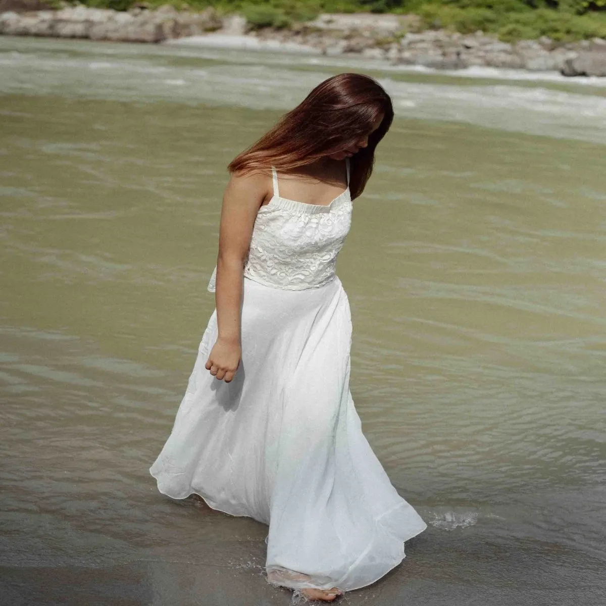 Lace Top With Skirt Elba