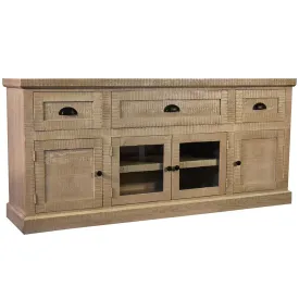 Laramie 70" TV Console - White Glaze