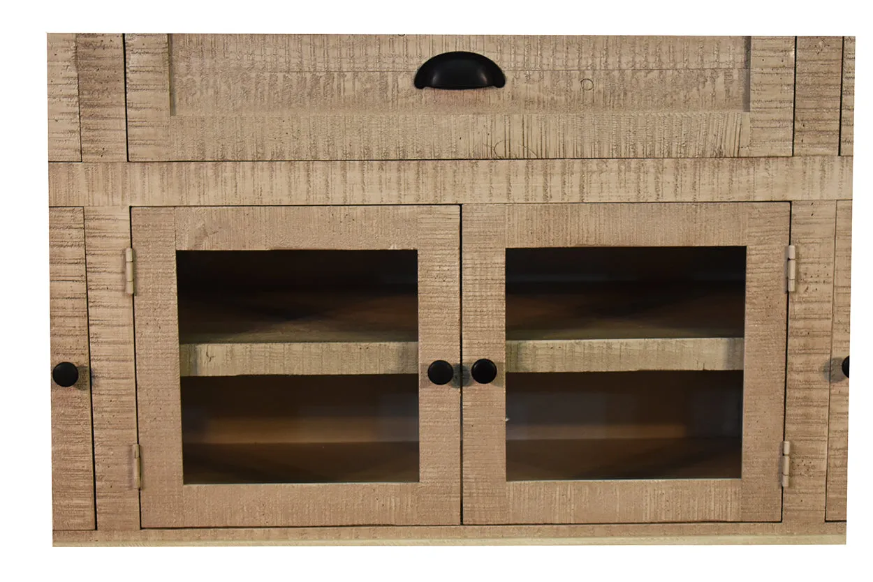 Laramie 70" TV Console - White Glaze