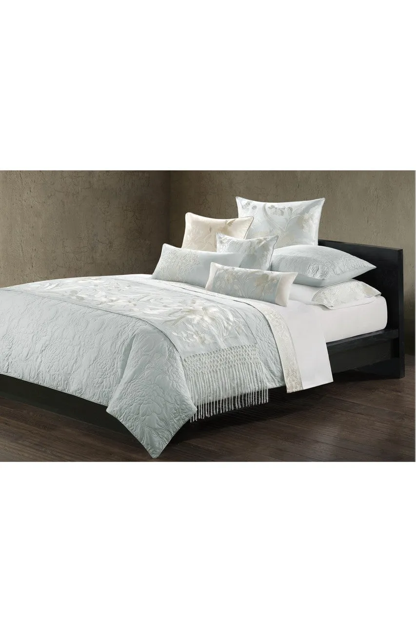 Mantones De Manila Oblong Obi Embroidered Pillow