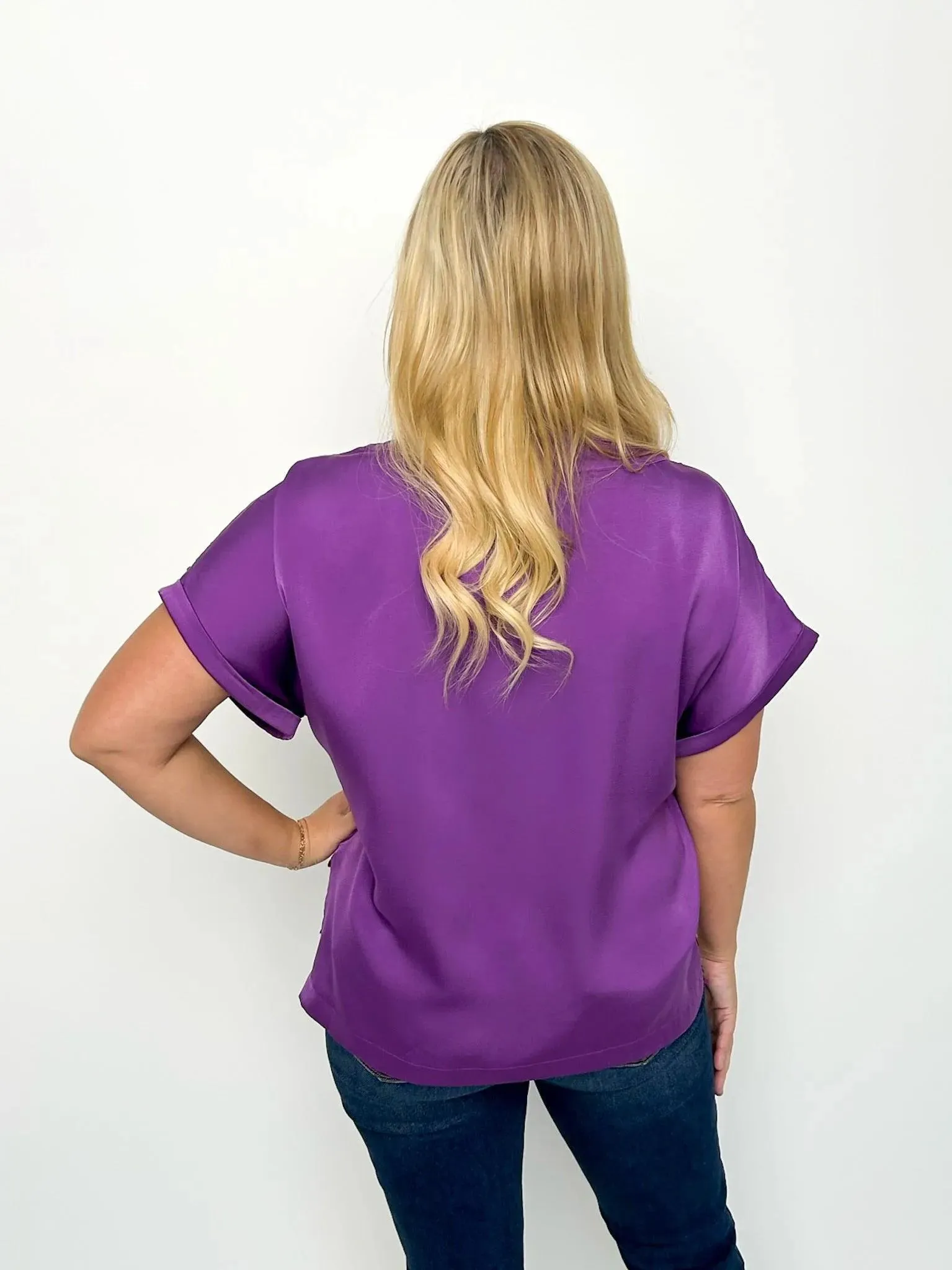 Mardi Gras Sequin Color Block Top