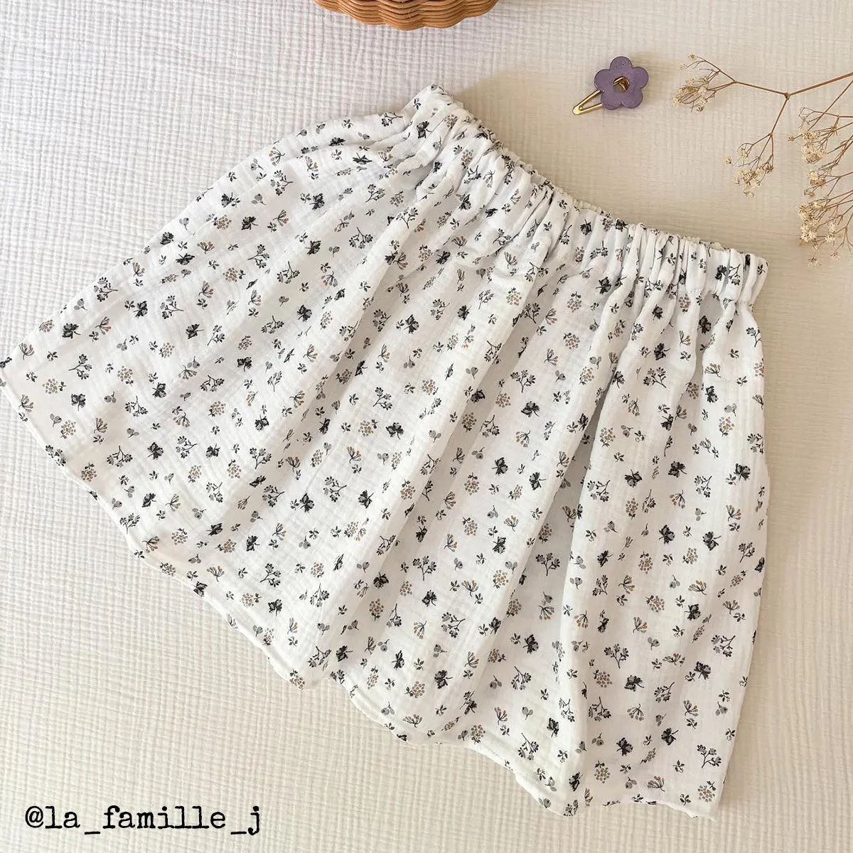 MARGUERITE skirt - Girl 3-12Y - Paper Sewing Pattern