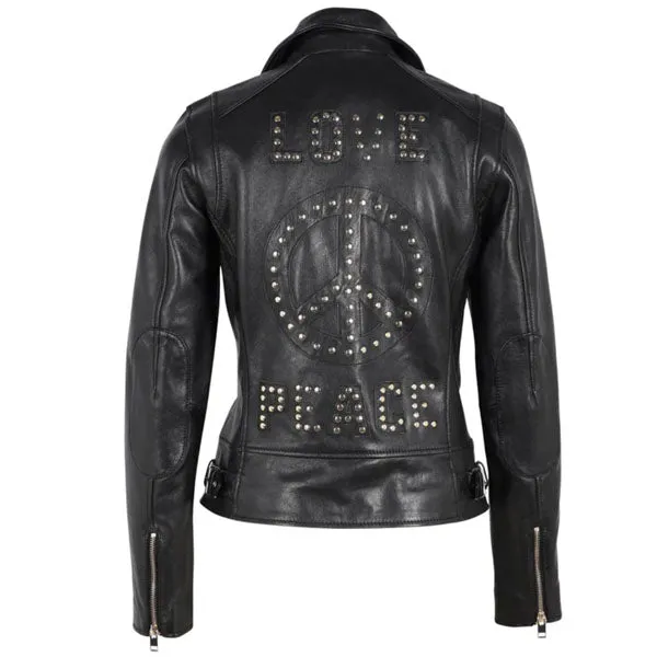 Mauritius - Traysie RF Woman's Leather Jacket - Black