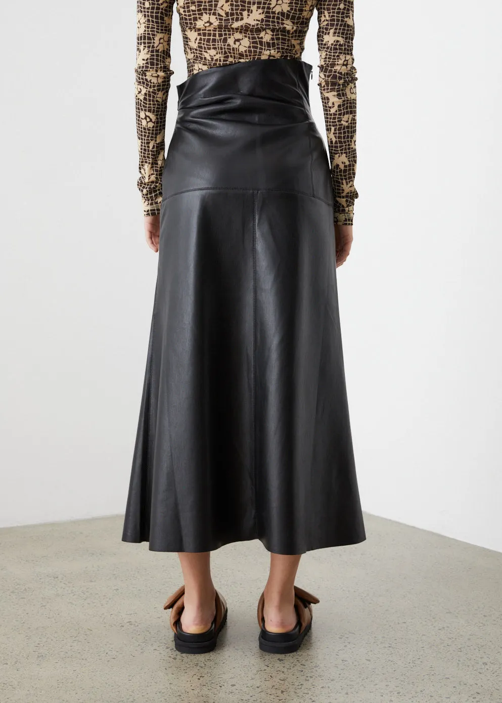 Melody Vegan Leather Skirt