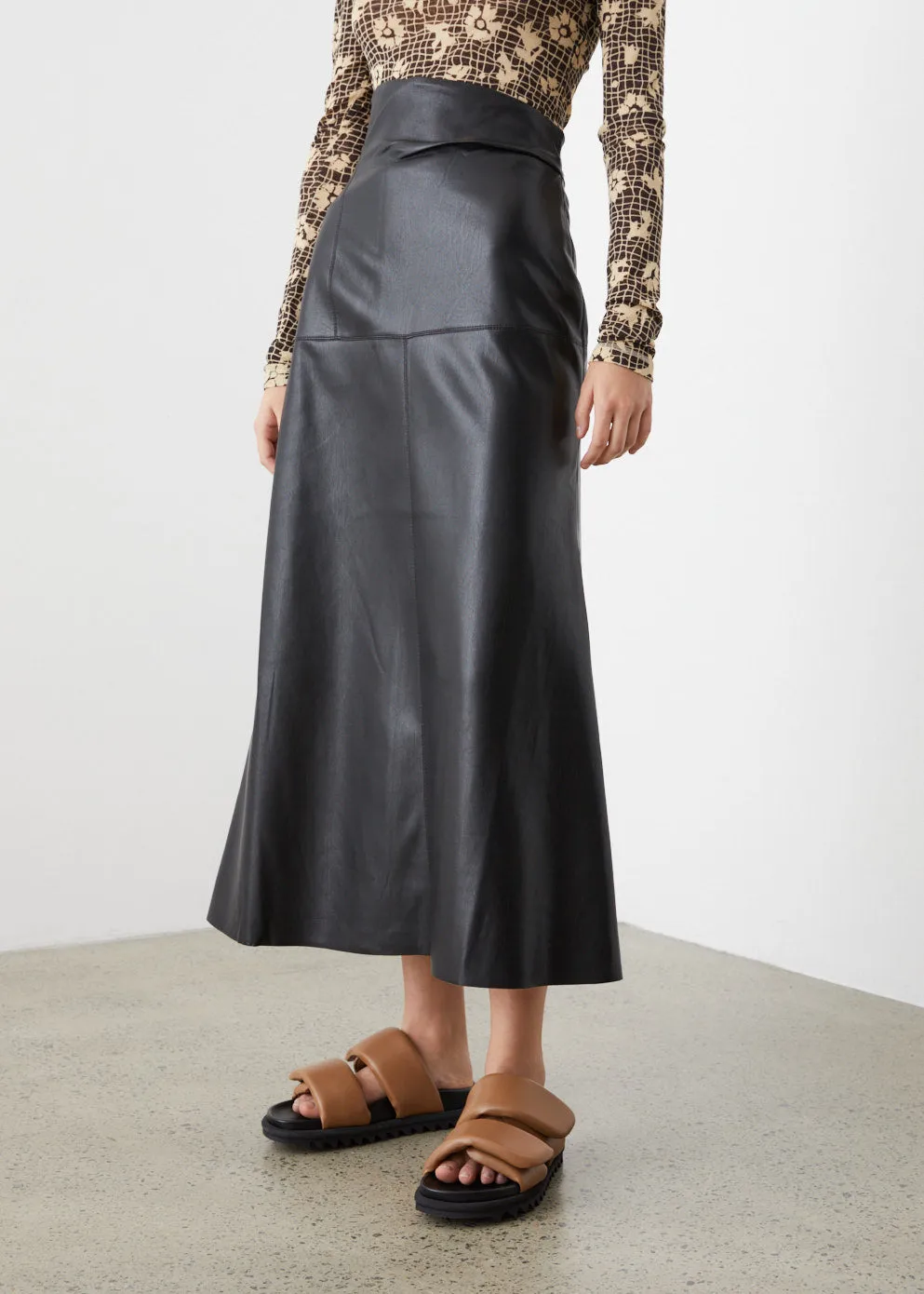 Melody Vegan Leather Skirt