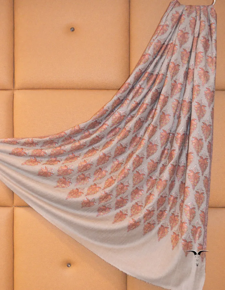 Natural Sozni Pashmina Shawl 5940