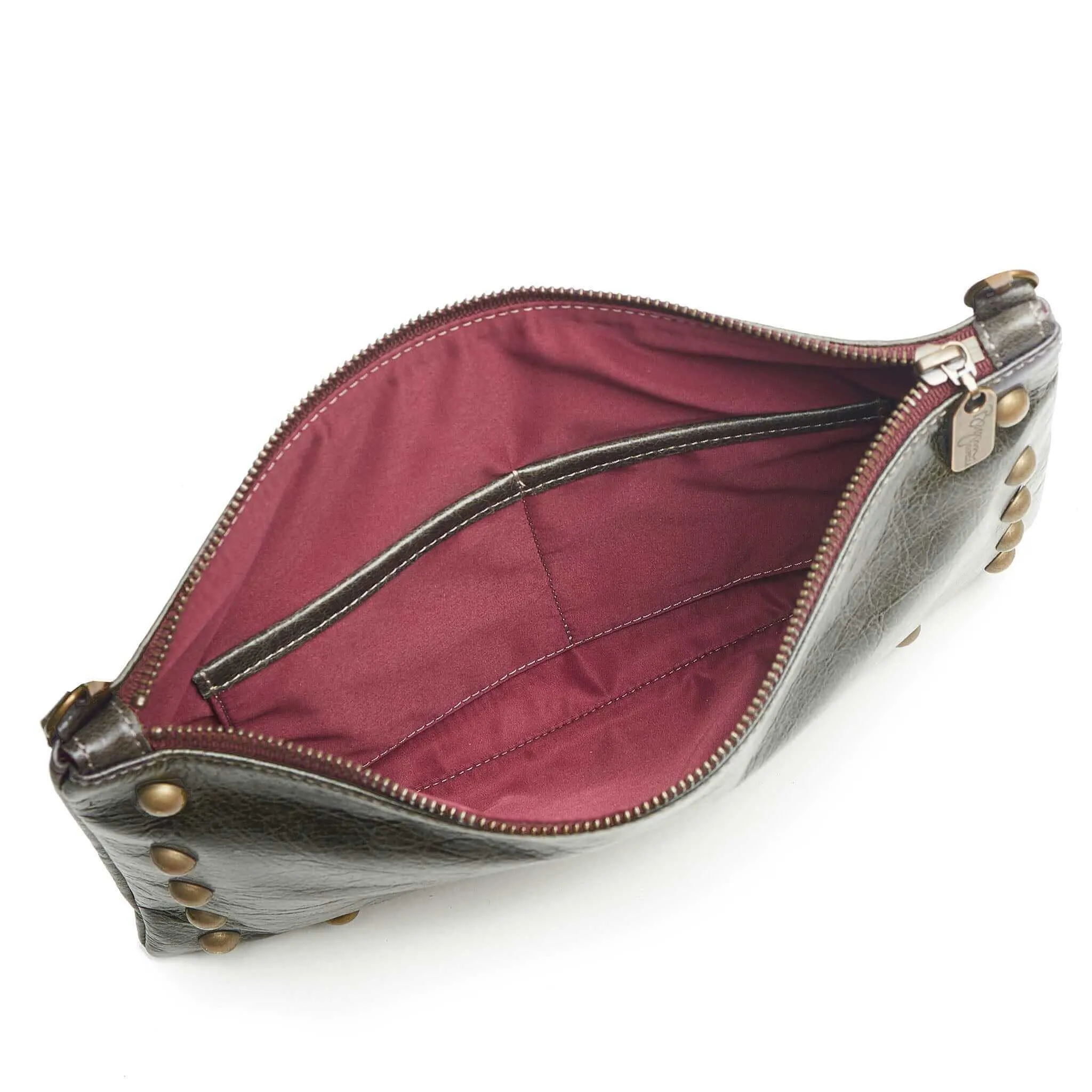 Nikki Clutch Crossbody - River Rock