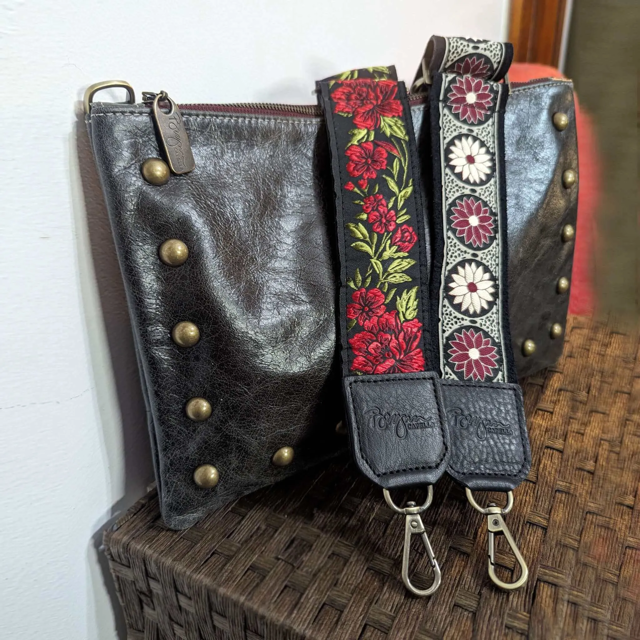 Nikki Clutch Crossbody - River Rock