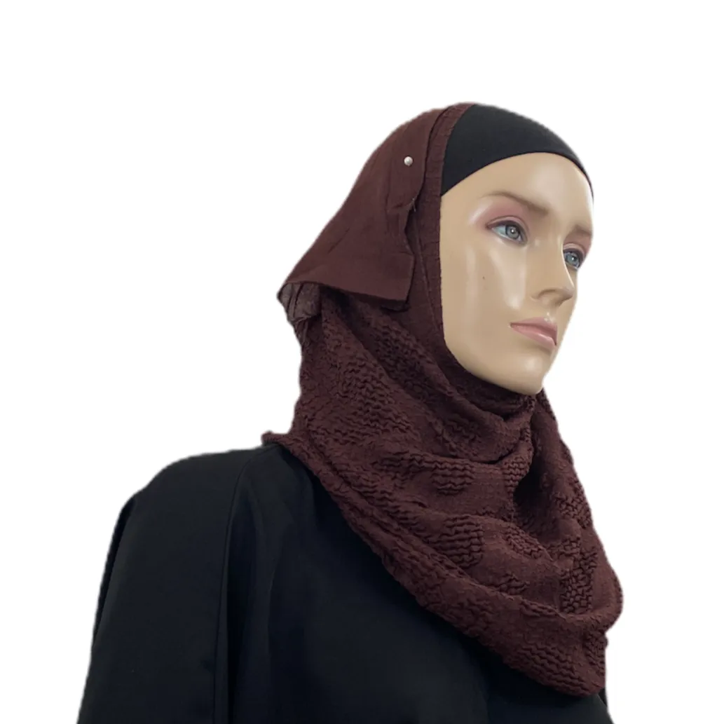 Partially Wrinkled Cotton Shawls