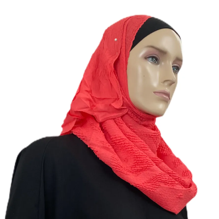 Partially Wrinkled Cotton Shawls