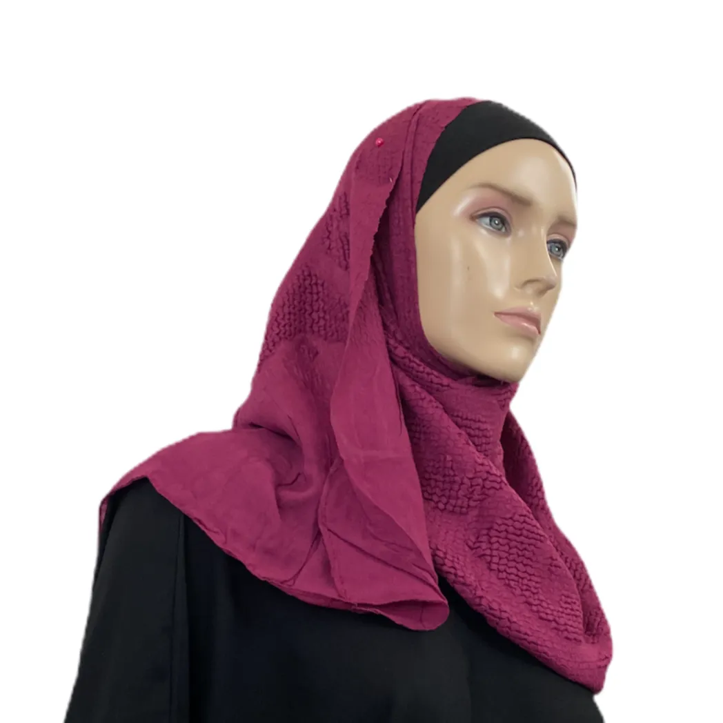 Partially Wrinkled Cotton Shawls