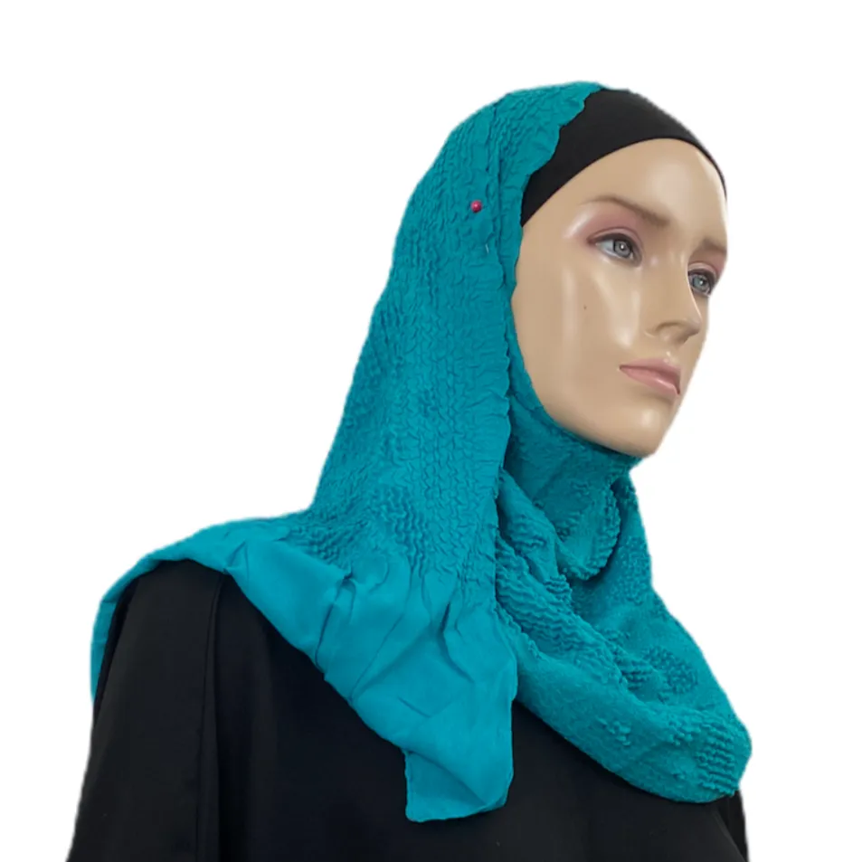 Partially Wrinkled Cotton Shawls