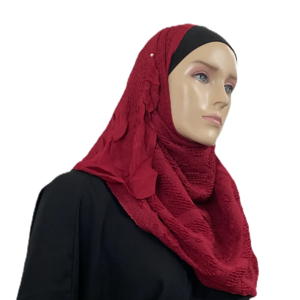 Partially Wrinkled Cotton Shawls