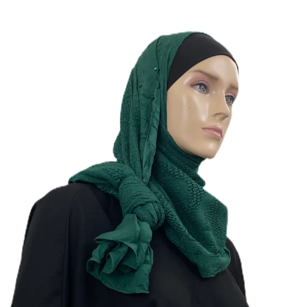 Partially Wrinkled Cotton Shawls