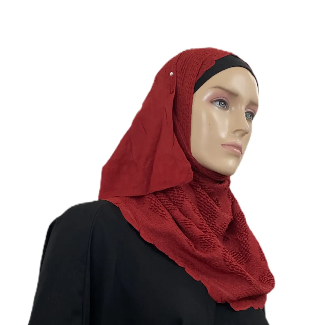 Partially Wrinkled Cotton Shawls