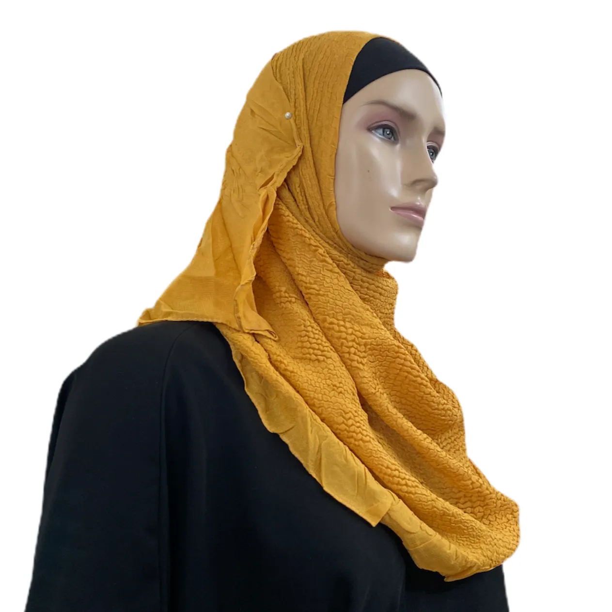 Partially Wrinkled Cotton Shawls