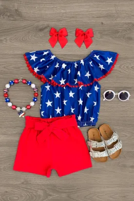Patriotic Stars Short Set