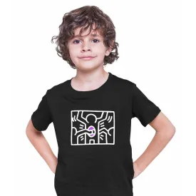 Pop Art Icon Talking Heads Abstract - Kids T-Shirt
