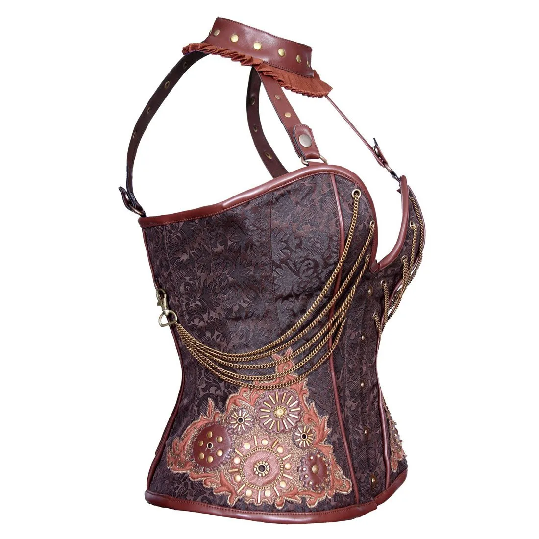 Rada Steampunk Authentic Steel Boned Overbust Corset
