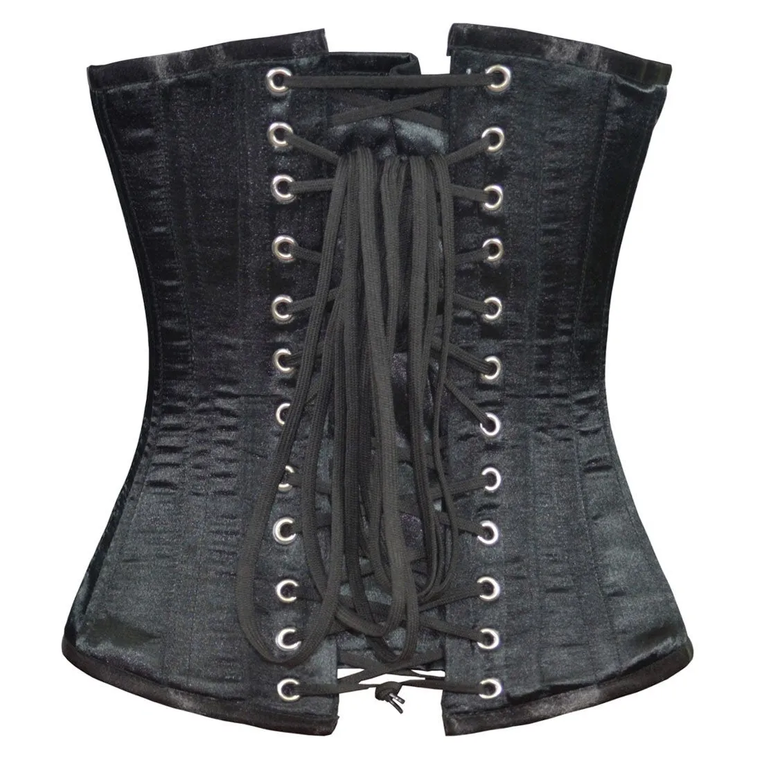 Raelinn Black Red Panel Sequenced Overbust Corset