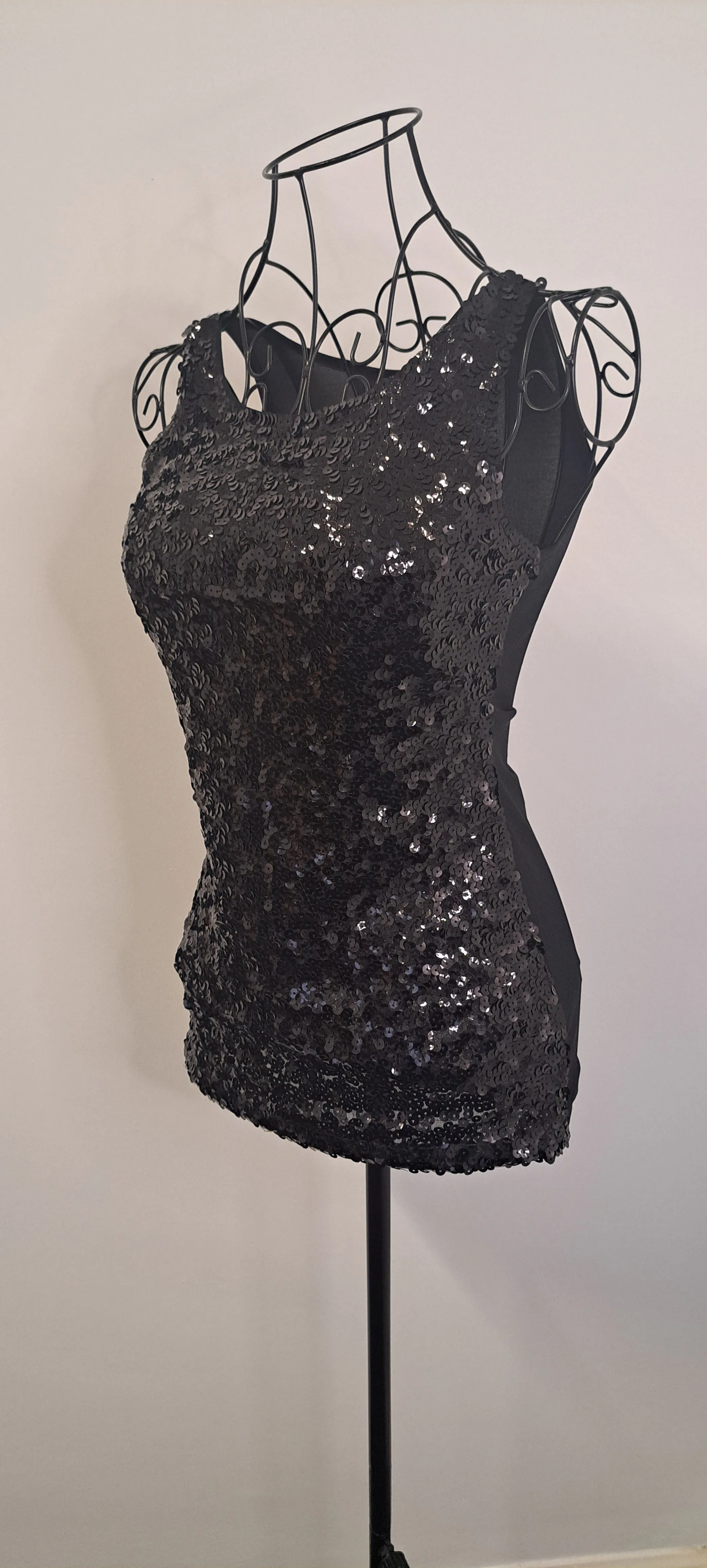 Sequin Sleeveless Tank Top