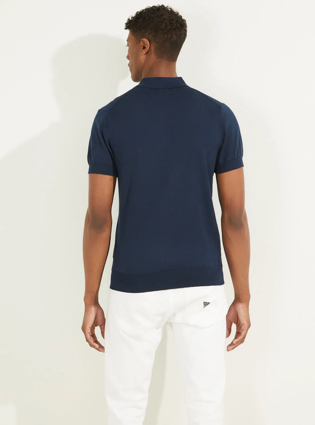 Silk Blue Bryan Polo T-Shirt