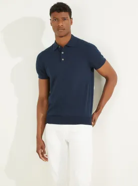 Silk Blue Bryan Polo T-Shirt
