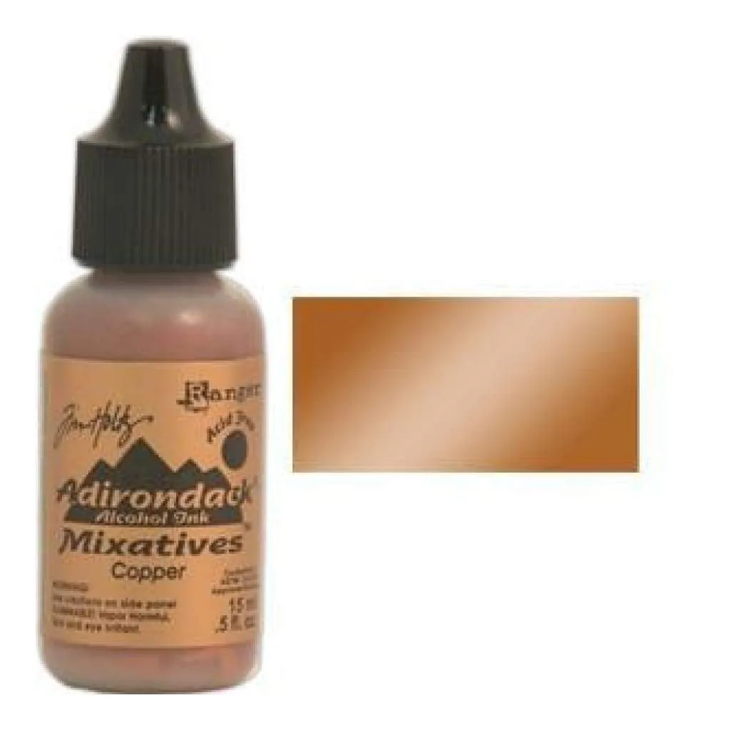 Tim Holtz Alcohol Ink Copper Metallic Mixative 0.5fl oz.