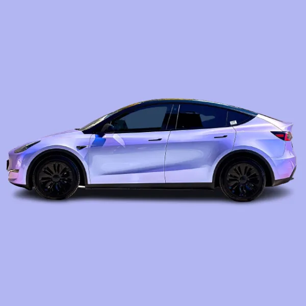 Ultra Gloss Metallic Magic Silver Purple PPF (High Grade TPU)