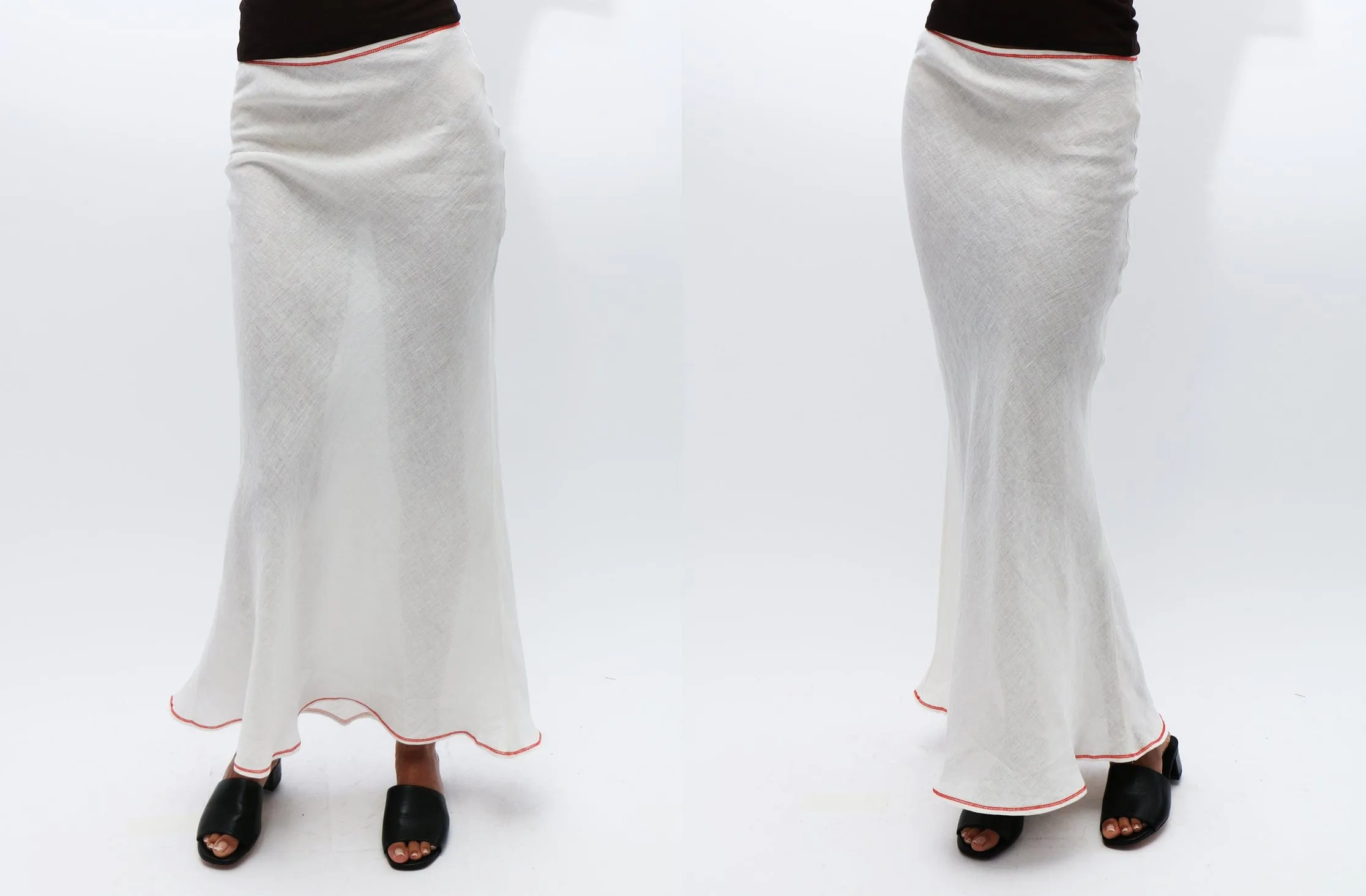 Undyed Dydine Fitted Skirt