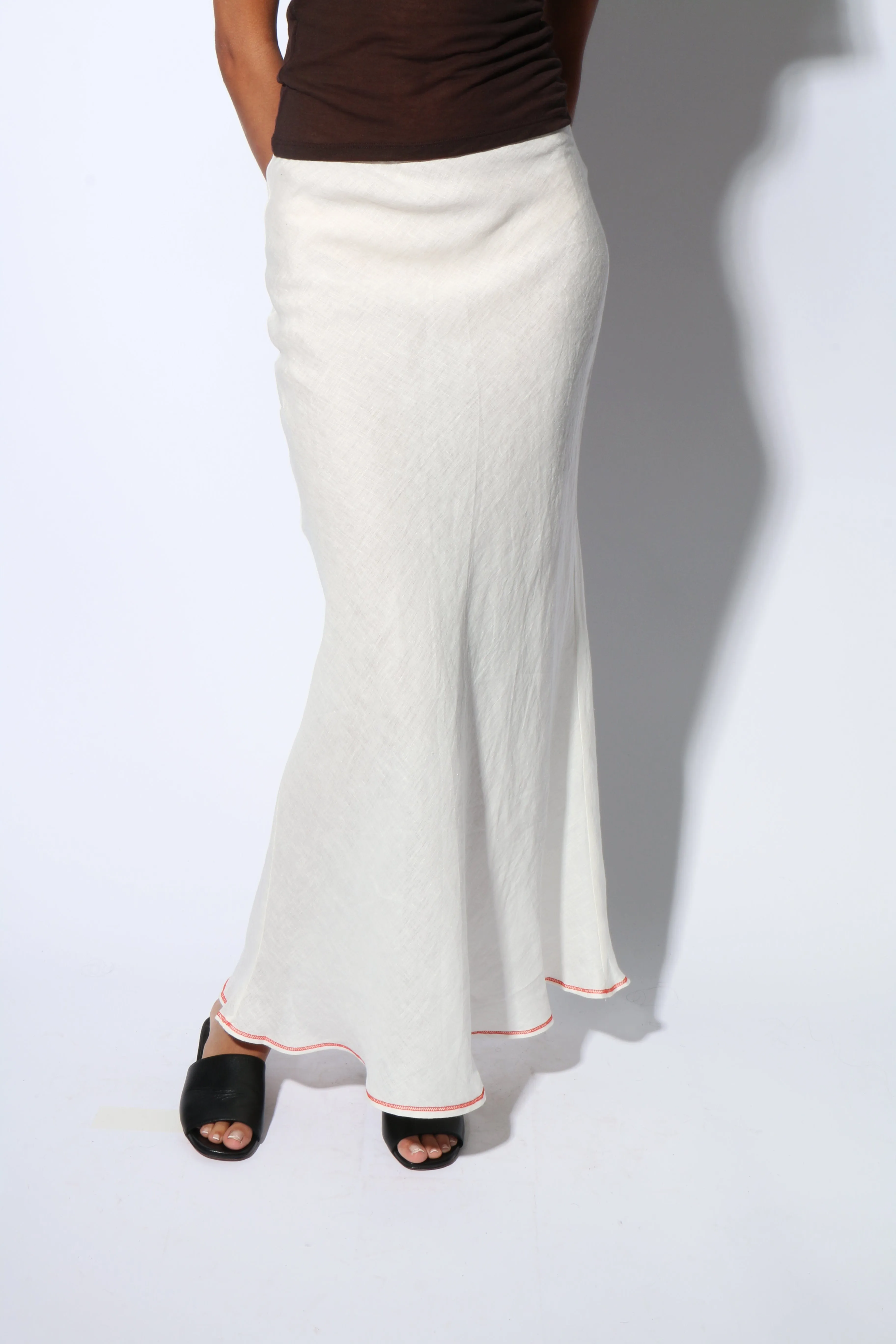 Undyed Dydine Fitted Skirt