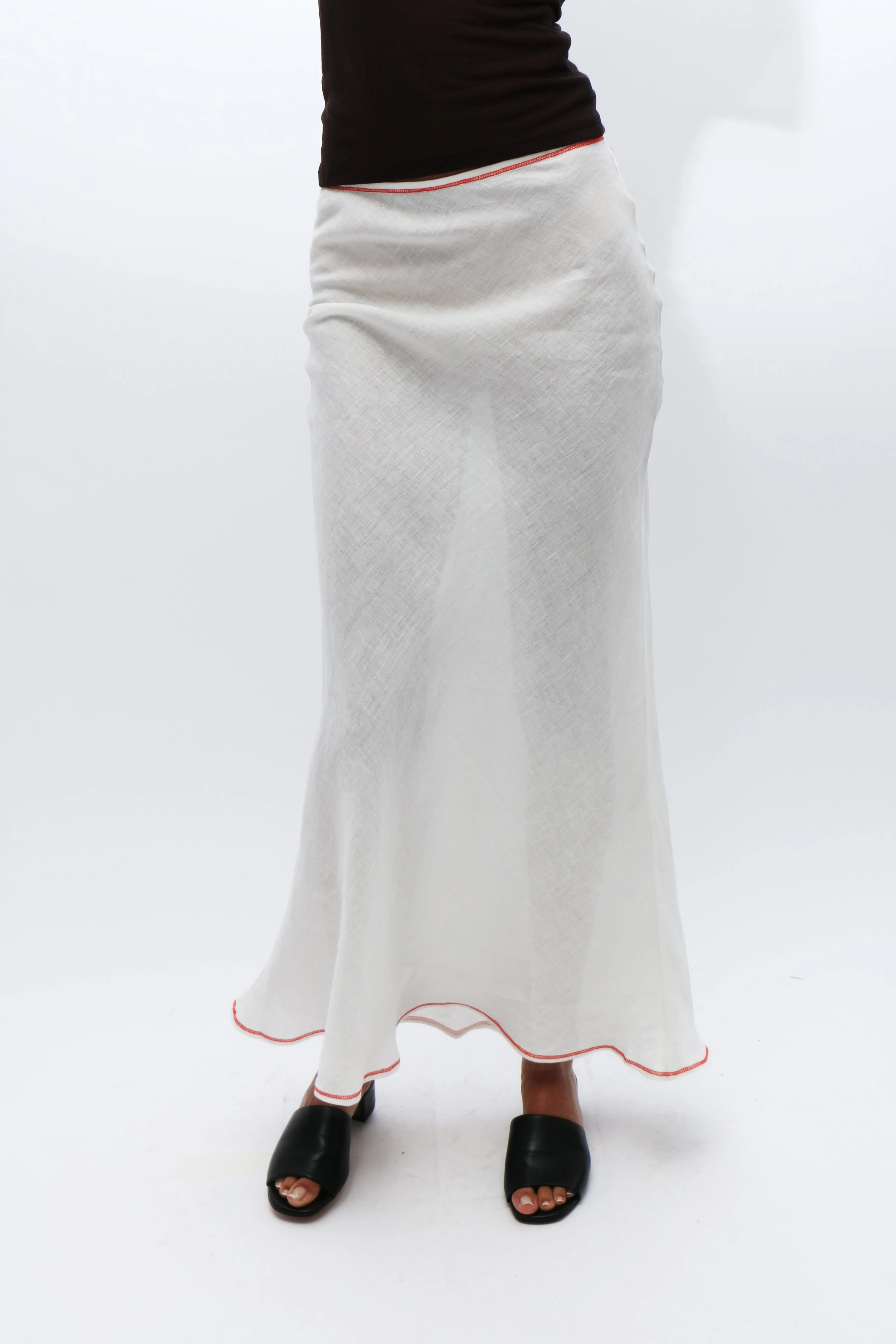 Undyed Dydine Fitted Skirt
