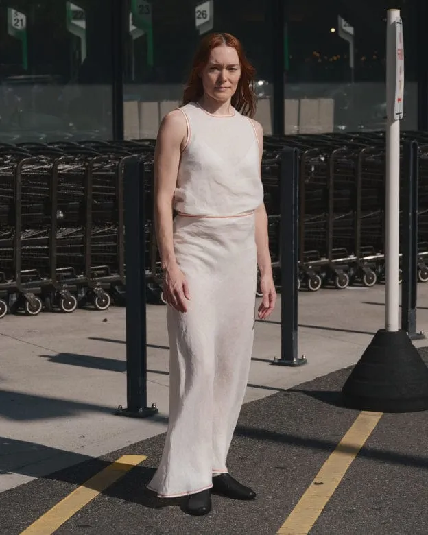 Undyed Dydine Fitted Skirt
